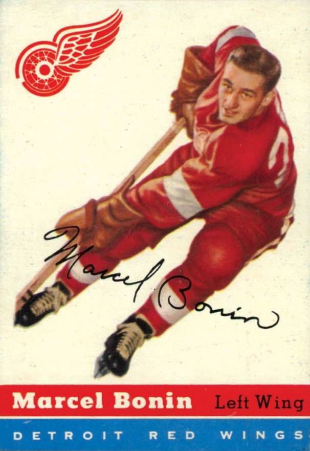 1954 Topps Marcel Bonin #59 Hockey Card