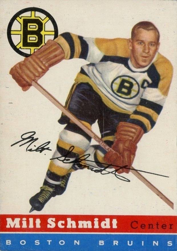 1954 Topps Milt Schmidt #60 Hockey Card