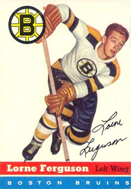 1954 Topps Lorne Ferguson #31 Hockey Card