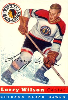 1954 Topps Larry Wilson #40 Hockey Card