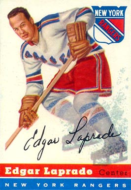1954 Topps Edgar Laprade #56 Hockey Card