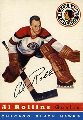 1954 Topps Al Rollins #26 Hockey Card
