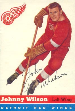 1954 Topps Johnny Wilson #4 Hockey Card