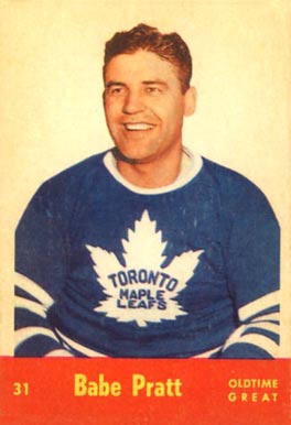 1955 Parkhurst Babe Pratt #31 Hockey Card