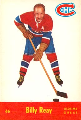 1955 Parkhurst Billy Reay #66 Hockey Card