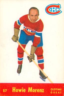 1955 Parkhurst Howie Morenz #57 Hockey Card