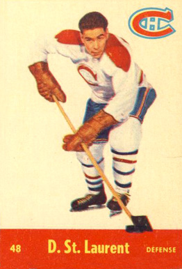 1955 Parkhurst D. St. Laurent #48 Hockey Card