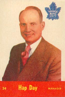 1955 Parkhurst Clarence Day #34 Hockey Card