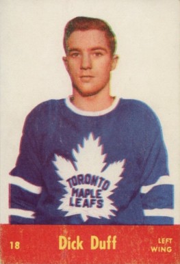 1955 Parkhurst Dick Duff #18 Hockey Card