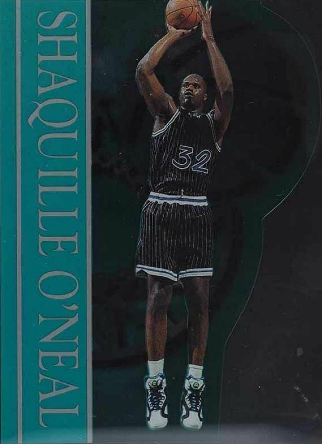 1995 Classic Basketball Rookies Clear Cut Shaquille O'Neal #CCH1 Basketball Card