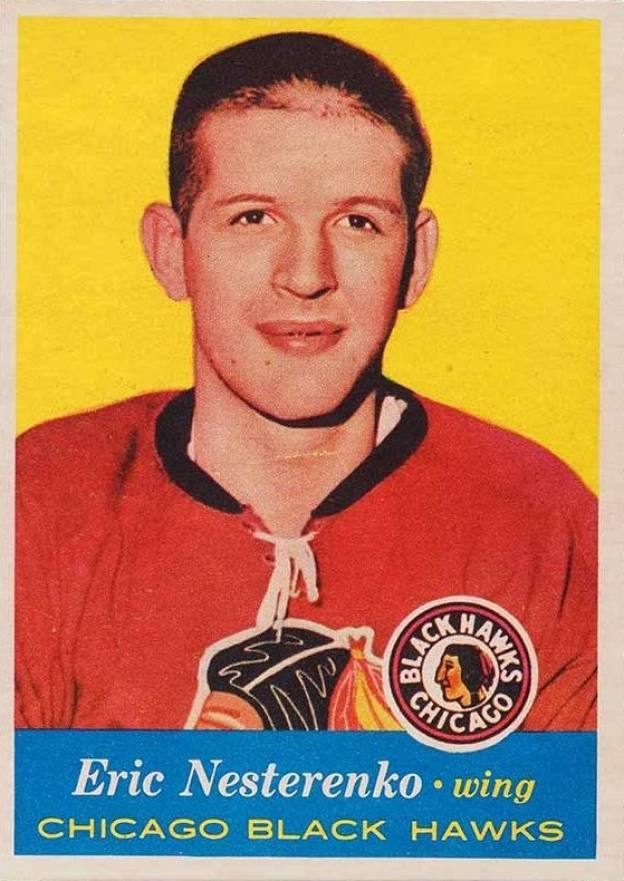 1957 Topps Eric Nesterenko #24 Hockey Card