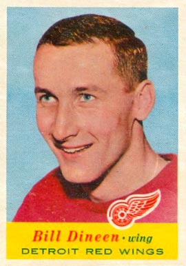 1957 Topps Bill Dineen #49 Hockey Card