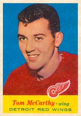 1957 Topps Ton McCarthy #37 Hockey Card