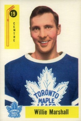 1958 Parkhurst Willie Marshall #19 Hockey Card