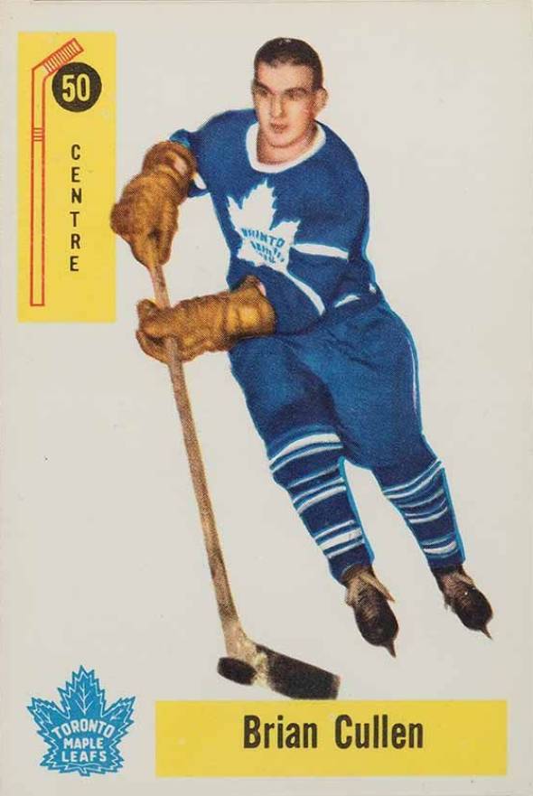 1958 Parkhurst Brian Cullen #50 Hockey Card
