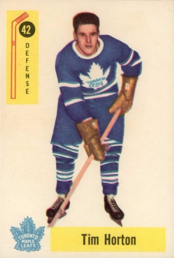 1958 Parkhurst Tim Horton #42 Hockey Card