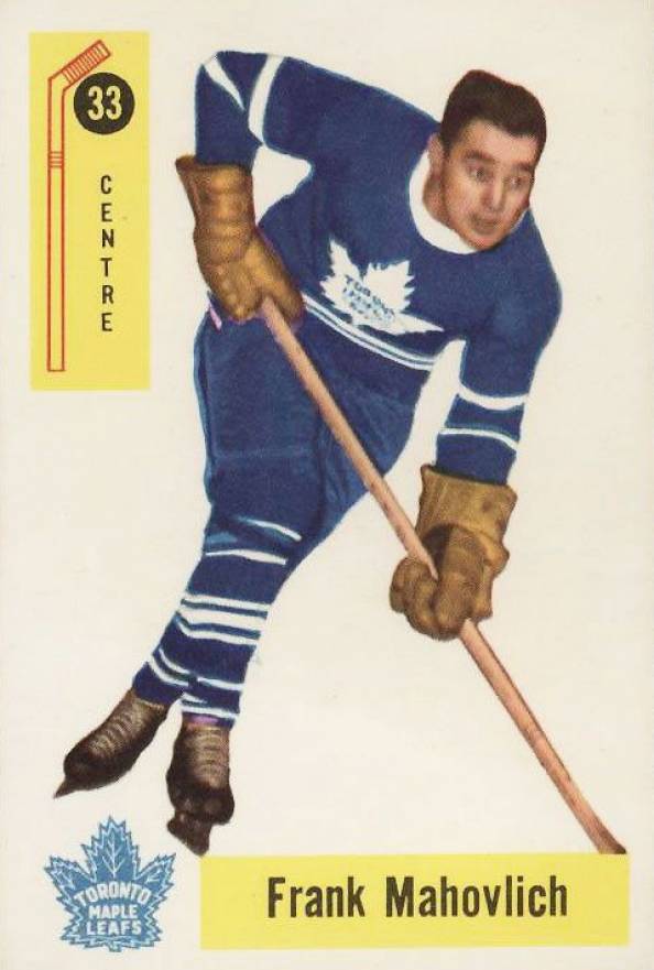 1958 Parkhurst Frank Mahovlich #33 Hockey Card