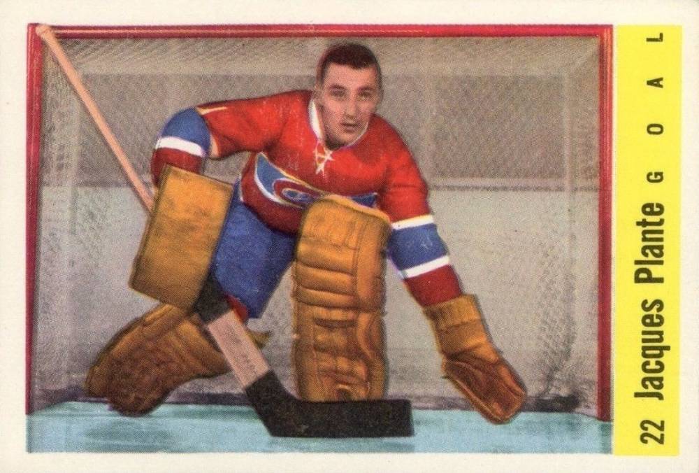 1958 Parkhurst Jacques Plante #22 Hockey Card