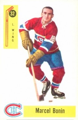 1958 Parkhurst Marcel Bonin #32 Hockey Card