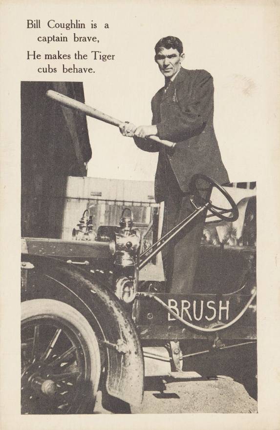 1908 Brush Detroit Tigers Postcards Bill Coughlin # Baseball Card