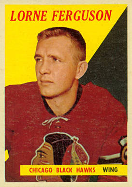 1958 Topps Lorne Ferguson #55 Hockey Card