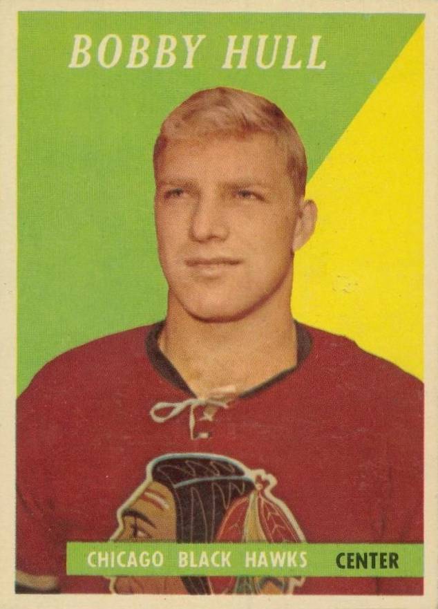 1958 Topps Bobby Hull #66 Hockey Card