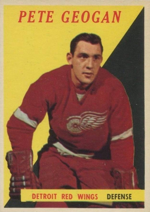 1958 Topps Pete Goegan #47 Hockey Card