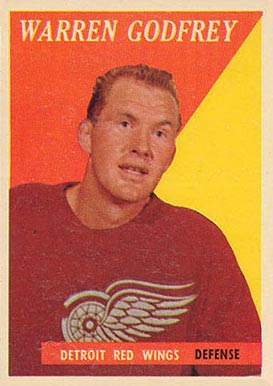 1958 Topps Warren Godfrey #58 Hockey Card