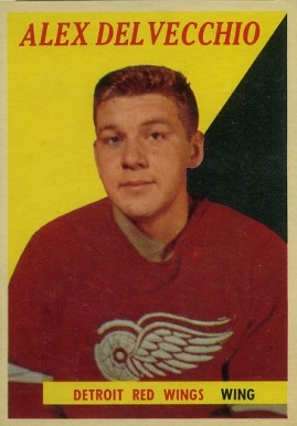 1958 Topps Alex Delvecchio #52 Hockey Card