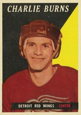 1958 Topps Charlie Burns #43 Hockey Card