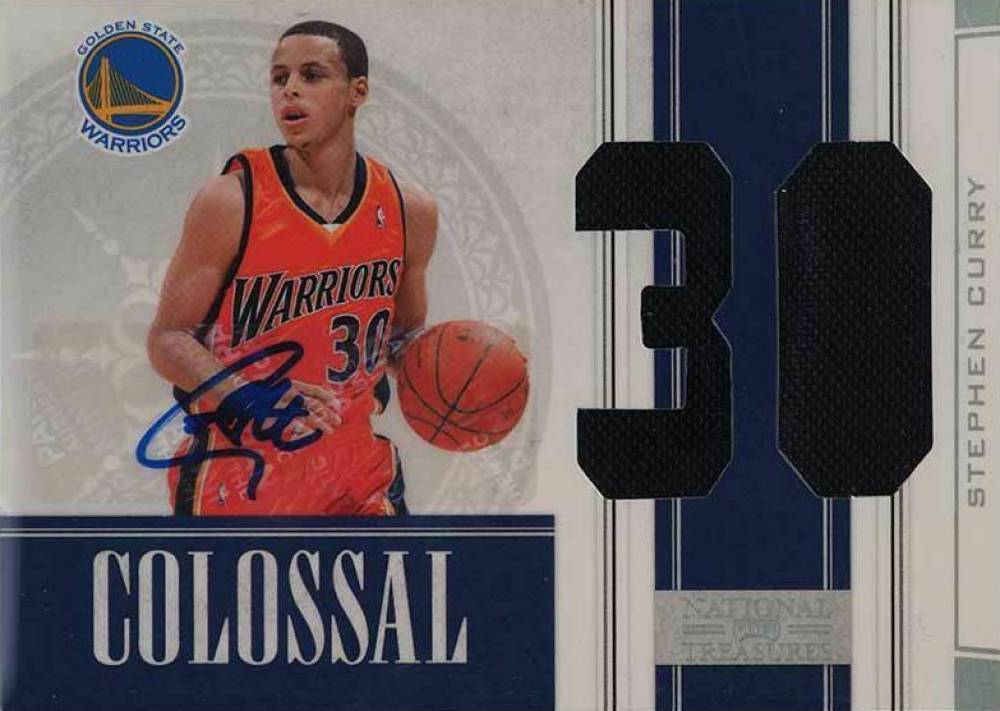 2009  Playoff National Treasures Colossal  Stephen Curry #10 Basketball Card