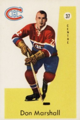 1959 Parkhurst Don Marshall #37 Hockey Card