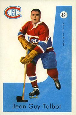 1959 Parkhurst Jean-Guy Talbot #49 Hockey Card