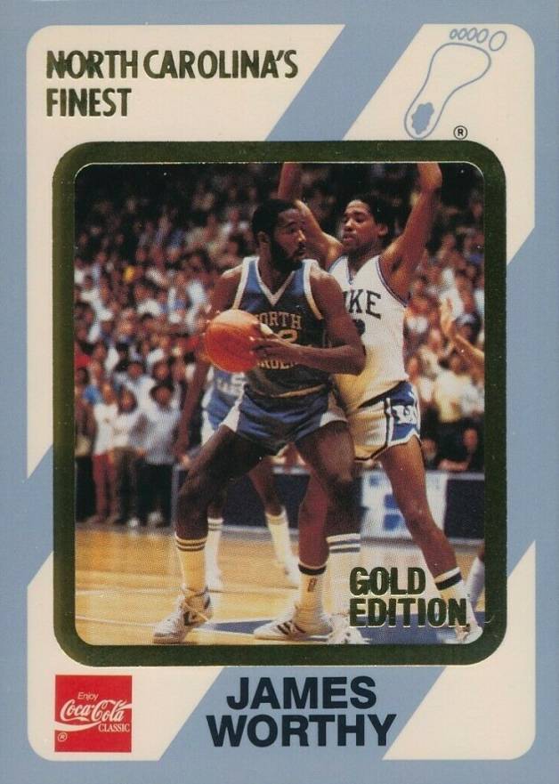 1989 Collegiate Collection North Carolina James Worthy #22 Basketball Card