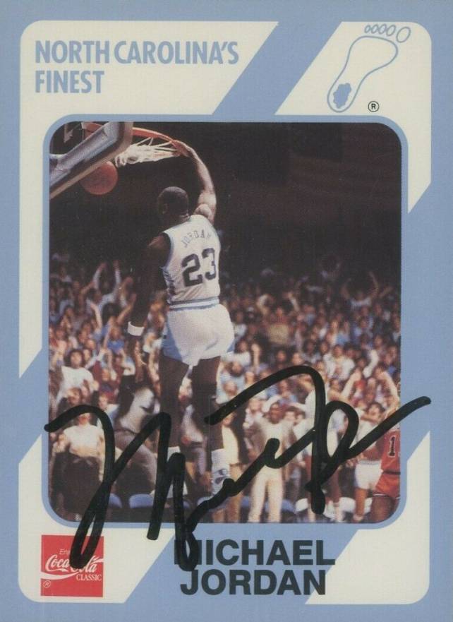 1989 Collegiate Collection North Carolina Michael Jordan #16 Basketball Card