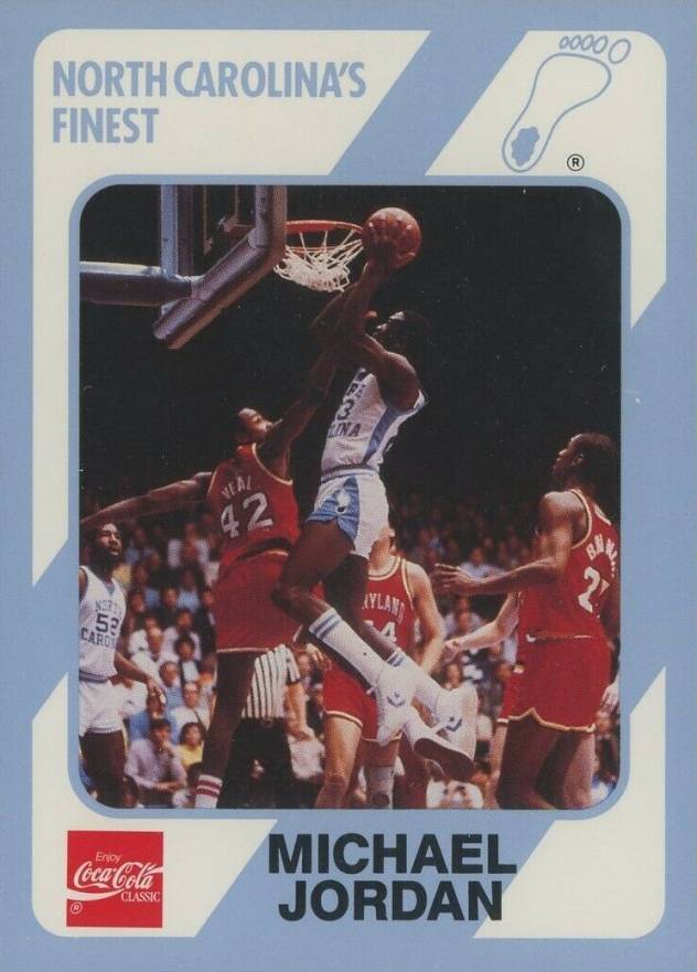 1989 Collegiate Collection North Carolina Michael Jordan #13 Basketball Card