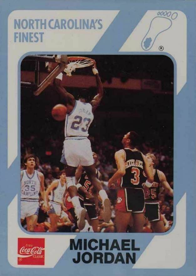1989 Collegiate Collection North Carolina Michael Jordan #15 Basketball Card