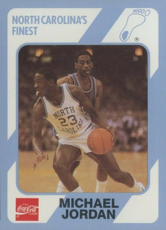1989 Collegiate Collection North Carolina Michael Jordan #17 Basketball Card