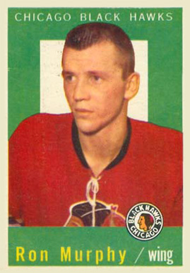 1959 Topps Ron Murphy #66 Hockey Card