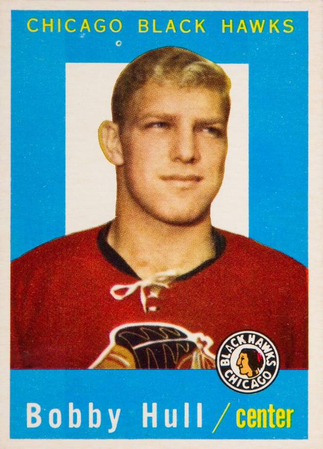 1959 Topps Bobby Hull #47 Hockey Card