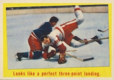 1959 Topps Action Picture #53 Hockey Card
