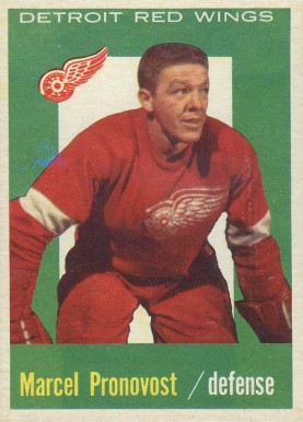 1959 Topps Marcel Pronovost #44 Hockey Card