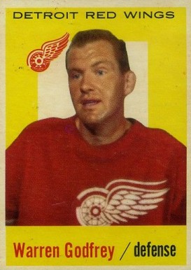 1959 Topps Warren Godfrey #27 Hockey Card
