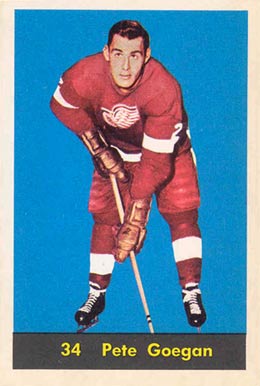 1960 Parkhurst Pete Goegan #34 Hockey Card