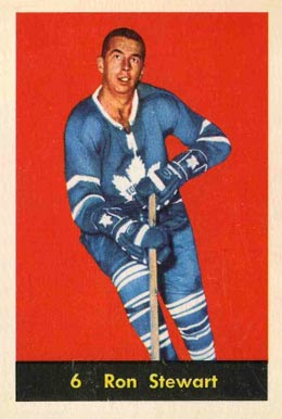 1960 Parkhurst Ron Stewart #6 Hockey Card