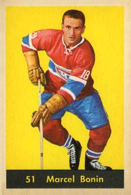 1960 Parkhurst Marcel Bonin #51 Hockey Card