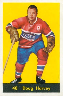 1960 Parkhurst Doug Harvey #48 Hockey Card