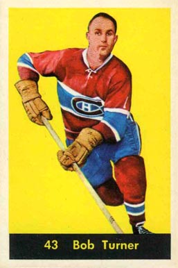 1960 Parkhurst Bob Turner #43 Hockey Card