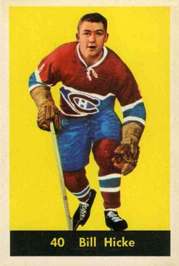 1960 Parkhurst Bill Hicke #40 Hockey Card