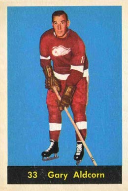 1960 Parkhurst Gary Aldcorn #33 Hockey Card